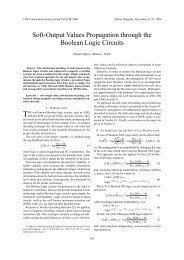Soft-Output Values Propagation through the Boolean Logic ... - Telfor