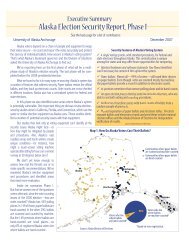 Executive Summary - Alaska Elections State Division of Elections