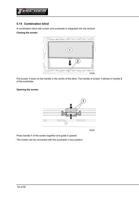 Operating instructions - Tischer Freizeitfahrzeuge