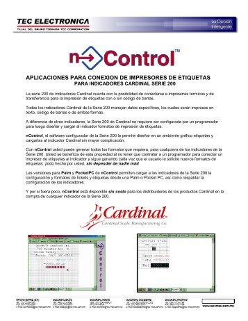 Haga click aquÃ­ para saber sobre nControl (archivo PDF) - Tec