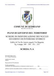 Scheda 6 - Comune di Sedriano