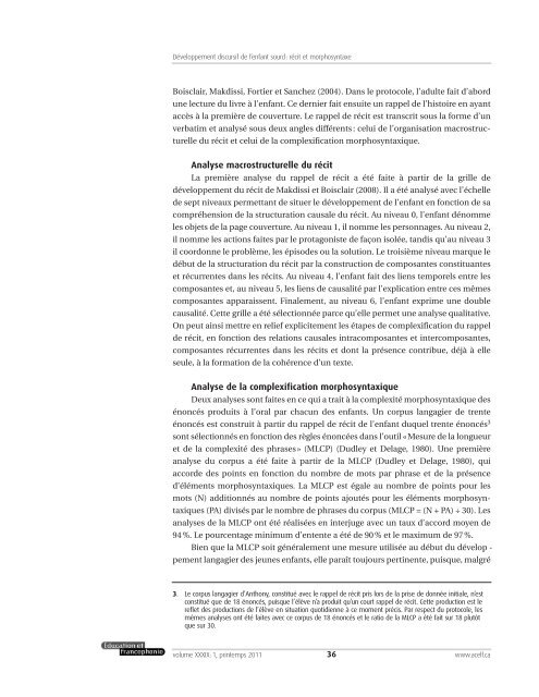 NumÃ©ro complet (pdf) - acelf