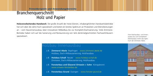 Holz und Papier - WiRO