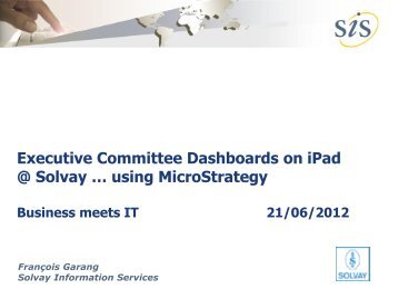 Executive Committee Dashboards on iPad using ... - Minoc