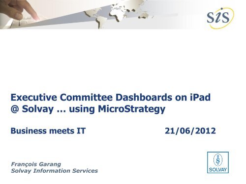Executive Committee Dashboards on iPad using ... - Minoc