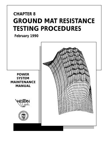 ground mat resistance testing procedures - Western Area Power ...