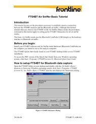 FTS4BT Air Sniffer Basic Tutorial - Frontline Test Equipment