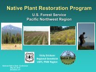 Presentation (PDF) - National Native Seed Conference