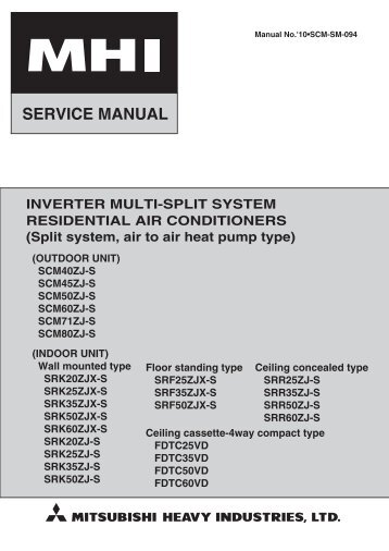 Mitsubishi Srk50 Service Manual Mitsubishi Srk50 Service Manual