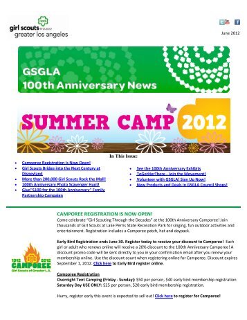 June 2012 - Girl Scouts of Greater Los Angeles