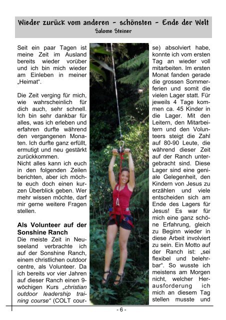 Ausgabe Juli / August 2009 - FMG Lausen