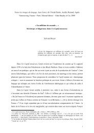 Toutes les images du langage, Jean Genet, dir. Frieda Ekotto ...