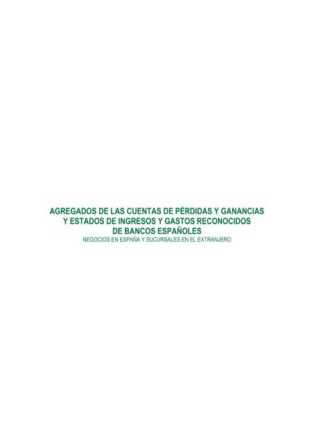 Cuentas de PÃ©rdidas y Ganancias y Estados de Ingresos y Gastos ...