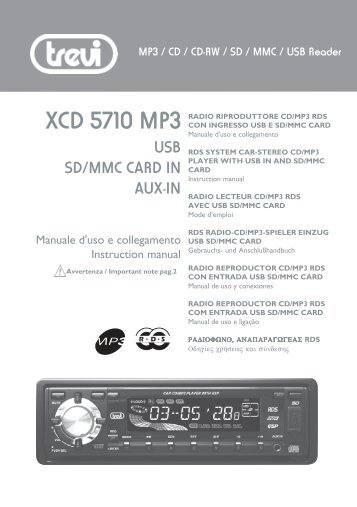 XCD 5710MP3 - Trevi SpA