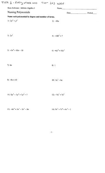 Classifying Polynomials