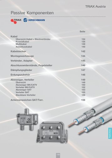 Passive Komponenten - Triax