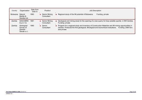 Marco COSI 2011.pdf - Green project