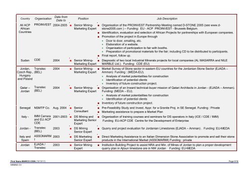 Marco COSI 2011.pdf - Green project