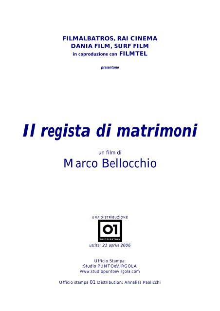 Il regista di matrimoni - Studio PUNTOeVIRGOLA