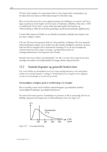 Fuzzy logikk i tidligfasevurderinger - Concept - NTNU