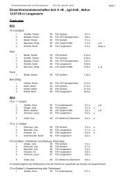 Gesamtergebnis - Leichtathletik des TSV-Zirndorf