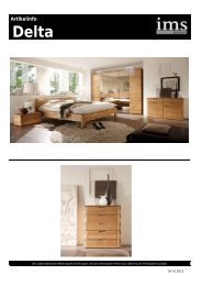 Typenplan DELTA SCHLAFZIMMER - BOSCHUNG.com