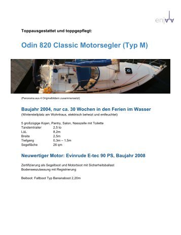 Odin 820 Classic Motorsegler (Typ M)