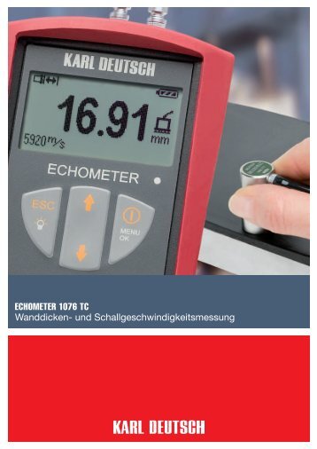 ECHOMETER 1076 TC Wanddicken- und ...