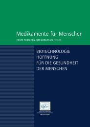 Medikamente für Menschen - Medicines for Mankind