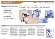 12-Lead Stress Test ECG for standard and integrated Cardio ...