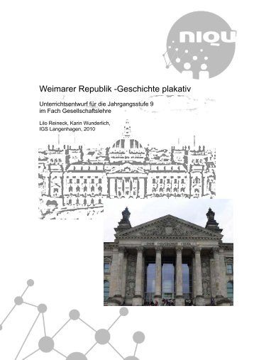 Weimarer Republik -Geschichte plakativ - NIQU