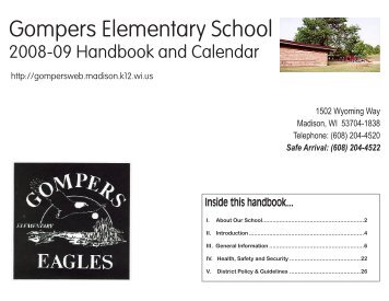 Gompers Elementary School • 1502 Wyoming Way, Madison, WI ...