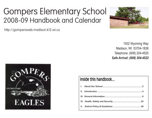 Gompers Elementary School • 1502 Wyoming Way, Madison, WI ...