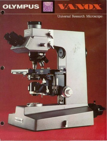 Olympus Vanox Universal Research Microscope (1979)