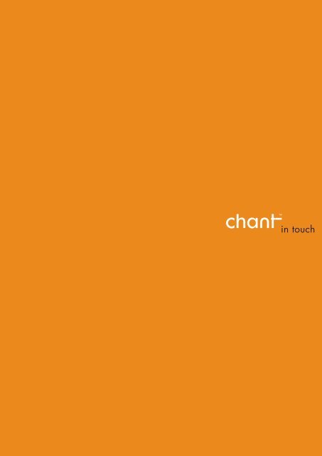 PDF chant catalogue artwork.indd - Hardware Direct