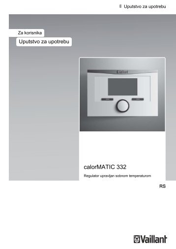 calorMATIC 332 - Uputstvo za korisnika.pdf (0.91 MB) - Vaillant