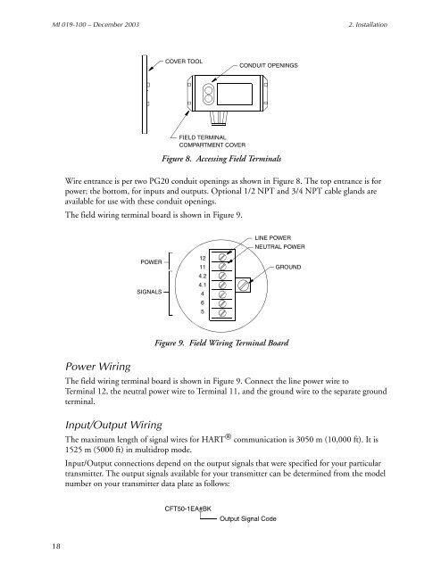 [MI 019-100] Universal Instruction Manual I/A Series Mass Flow ...