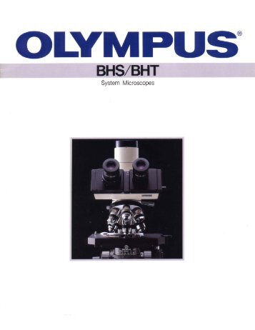 Olympus BHS/BHT System Microscopes (BH-2) brochure 1987