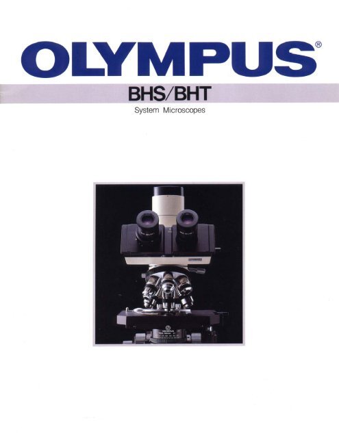 Olympus BH2-RFL Reflected Light Fluorescence Attachment Microscope USER'S MANUAL 