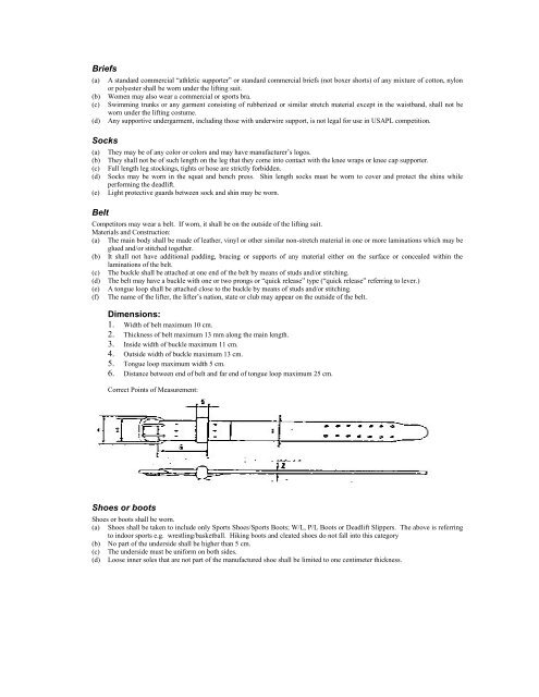 Lifter's Handbook - USA Powerlifting