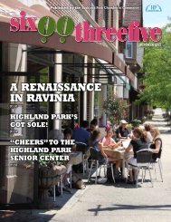 A RenAissAnce in RAviniA - Highland Park Chamber of Commerce