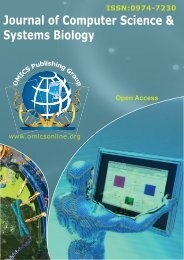 Journal of Computer Science & Systems Biology - OMICS ...