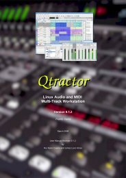 Qtractor - An Audio/MIDI multi-track sequencer - rncbc.org