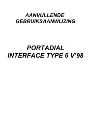 PORTADIAL INTERFACE TYPE 6 V'98