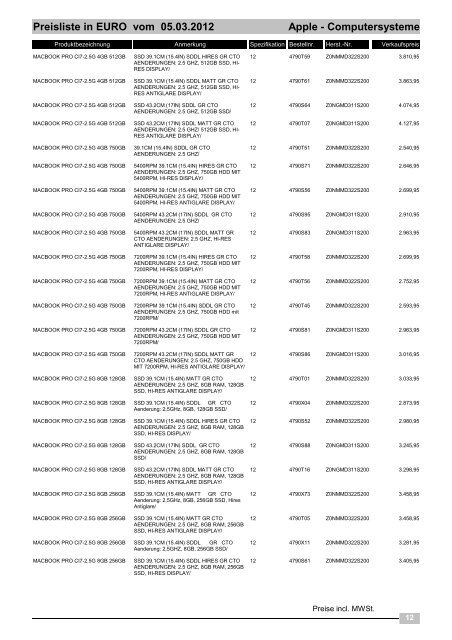 Preise&Info - TRITECH Computer GmbH