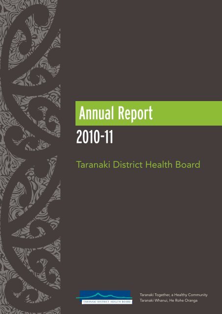 2010-11 Annual Report - Taranaki District Health Board