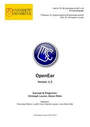 OpenEar - Professur für Systematische Musikwissenschaft ...