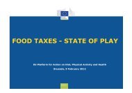 Food taxes â State of play (123 KB) - European Commission