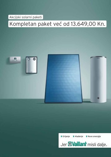 Letak solarni paket - Vaillant