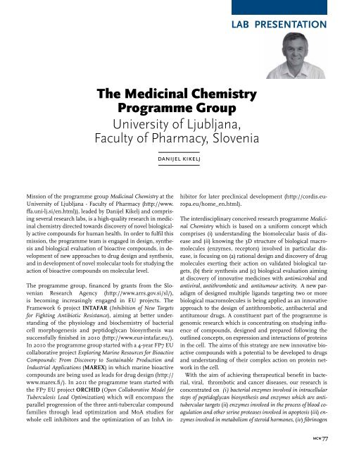 Download MedChemWatch in PDF format - EFMC